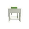 Utopia Extendable Toddler Study Desk and Chair Set in Verdant Green Colour