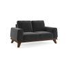 Granada Premium 2 Seater Fabric Sofa in Pebble Grey Colour