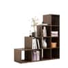 Hexa Engineered Wood Bookshelf Multipurpose Storage Rack in Flower Wenge Colour