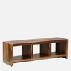 Sheesham Wood TV Unit in Scratch Resistant Rustic Teak Finish For TVs Up To 55 Inches