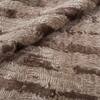 Abstract Brown Wool Silk Handmade Area Rug for Living Room 6x9