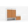 Step-Seat duo Space Saving Shoe Rack