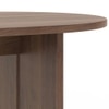 Drew Oval Shape Coffee Table In Classic Walnut