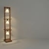 Daffodil Beige Jute Floor Lamp with Beige Jute Base