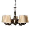 Devansh Black Wall Mounted Lamp With Beige Jute Shade