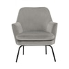 Scandinavian Lucian Lounge Chair White Matte Finish