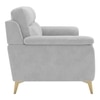 Niwara Velvet 2 Seater  sofa in Grey Color