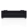 Windsor Premium 3 Seater Fabric Sofa in Deep blue velvet Colour