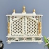 D'Dass Sheesham and Mdf Wooden Home Temple For Pooja Mandir For Home