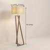 Catapult Beige Jute Floor Lamp with Beige Jute Base