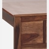 Rimz Solid Wood Single  Size Bed Without Storage (Rustic Finish)
