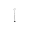 Vera Off-White Cotton shade with Iron floor lamp