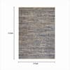 Imperial Knots Jute Chindi Hand Woven Dhurrie 4x6 Feet in Blue Colour