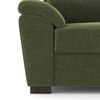 Adelaide Premium 1 Seater Fabric Sofa In Moss Green
