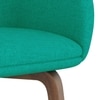 Meryl Engineered Wood Lounge Chair in Aqua Blue Colour
