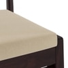 Aries Solid Wood Dining Chair in Mahogany Finish - Set of 2