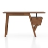 Arden Solid Wood Study Table in Amber Walnut Finish