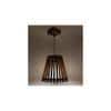 Soyuz Brown Solid Wood Single Hanging Light