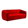 Rosa Fabric Sofa (Red)