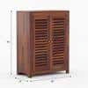 Dyson Shoe Rack Of 15 Pairs In Provincial Teak Color