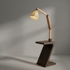 Patrice Beige Jute Floor Lamp with Beige Jute Base
