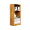 Hexa Engineered Wood Bookshelf Multipurpose Storage Rack in Giant Wood Colour