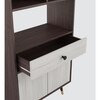 Wisdom Display Unit in Choco Walnut Finish