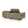 Splendor Three Seater Motorized Leather Recliner in Olive Green Colour