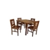 amiest solid wood  4 seater Dining table in  Provincial Teak