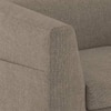 Rubik Premium 3 Seater Fabric Sofa in Mist Brown Colour