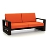 Parson Wooden Sofa - American Walnut Finish (Lava)