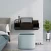 Hexa Red Engineered Wood Wall Mount Dressing Table in Flower Wenge Colour
