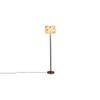Dayanara Multicolour Cotton Shade Floor Lamp