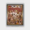Abu Hasan Emperor Jahangir Jharoka Window Agra Fort Aga Canvas Wall Prints Set of 1 Multicolor Matte