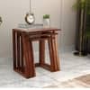 Pluto Solid Wood Table in Natural