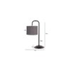 Blake Grey Jute Shade Iron Table Lamp