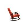 Celsey Solid Wood Rocking Chair in Red Colour