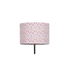 Frankie Multicolour Fabric Floor Lamp with Black Iron Base