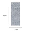 Neulooms Handloom Knotted Reversible Flatweave Runner Rug Blue or Ivory 3x9