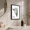 The Castle Decor Funny Highland Cow Are You Pooping Wall Art 8x12 Inch