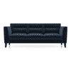 Lewis Sofa Set (Colour : Cobalt, Cushion : Hard, Seater : 3+2+1)