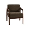 Citrus Boucle Fabric Arm Chair in Brown
