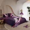 Stoa Paris Super King Size 100% Cotton Bedsheet with 2 Pillow Covers  Size Deep Plum, Soft Pink