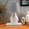 Marble Print Table Lamp Grey Sophisticated Design