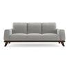 Granada Essential 3 Seater Fabric Sofa in Vapour Grey Colour