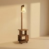 Henry Beige Jute Floor Lamp with Beige Jute Base