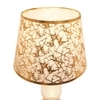 ELARE Table Lamp with Floral Printed Fabric Shade