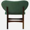 Twilight Solid Wood Accent Chair in Gold Colour