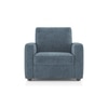 Apollo High Back 1 Seater Fabric Sofa in Ocean Weave Colour