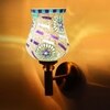 Devansh Metal Electric Wall Light in Gold Colour with Multi Shade Count of 1 Light